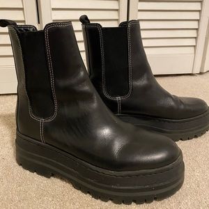 Marc Fisher Lug Sole Chelsea Boots